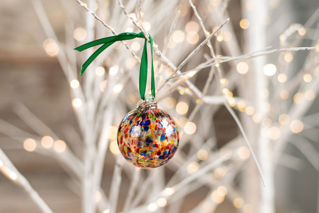 Five ways to use 2” Calico Balls in your Holiday décor