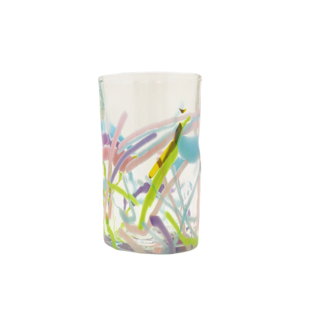 Pastel Multi glass on a transparent background