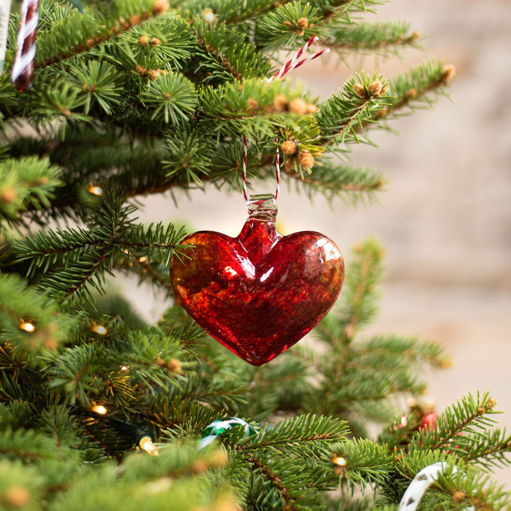 Heart discount christmas ornament